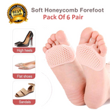 Soft Honeycomb Forefoot Pain Relief Silicone Pad