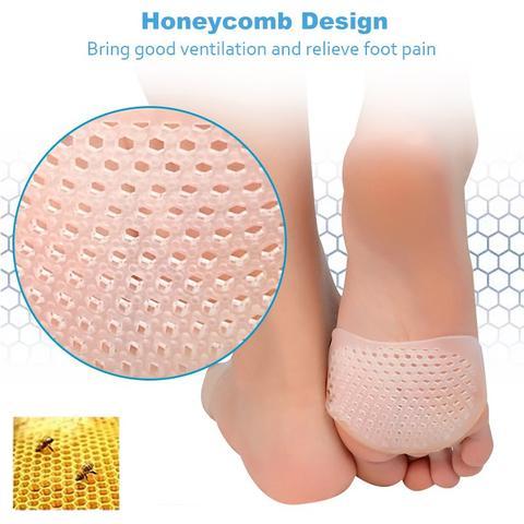 Soft Honeycomb Forefoot Pain Relief Silicone Pad