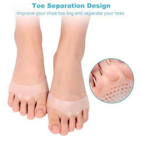 Soft Honeycomb Forefoot Pain Relief Silicone Pad