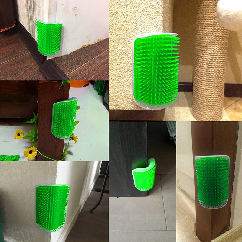 Pet Self Grooming Wall Corner Brush