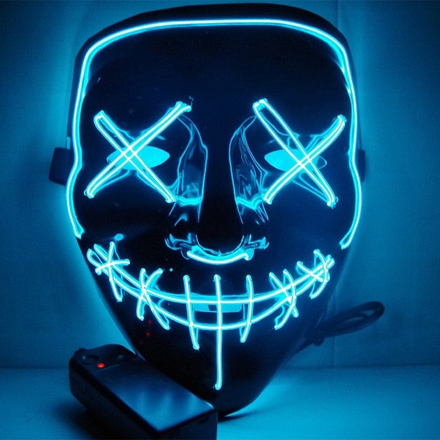 Halloween Party & Rave Glow Mask