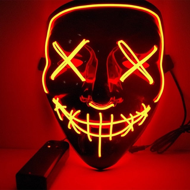 Halloween Party & Rave Glow Mask