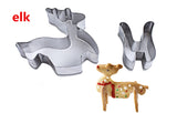 8pcs Stainless Steel 3D Christmas Cookie Cutter