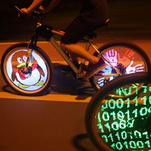 128 Bicycle Programmable Spoke Wheel LED Light | Bike Light