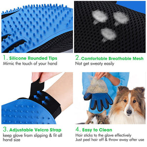 Pets Grooming And Massage Glove