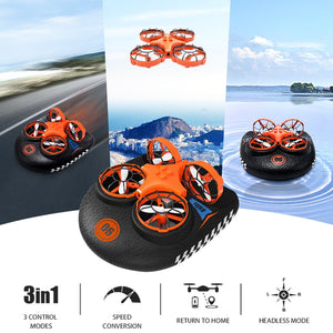 Three in One Drone Hovercraft- Flight Ground And Water